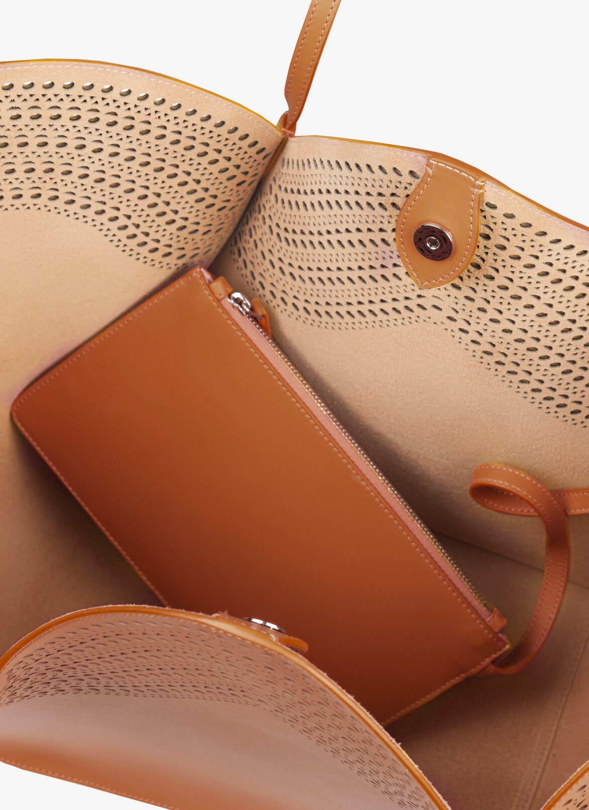 Handbags ALAÏA GOLDEN BROWN HANDBAGS